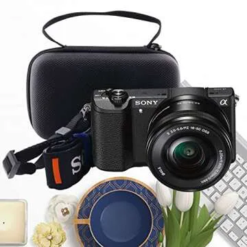 WERJIA Hard Carrying Case Compatible with Sony Alpha ZV-E10 II/ZV-E10 Fit 16-50mm Lens of Camera case