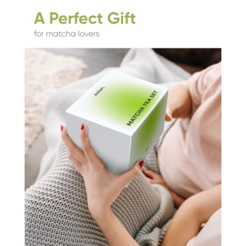 Joiish Matcha Bowl Set with Whisk Holder - Ivory White