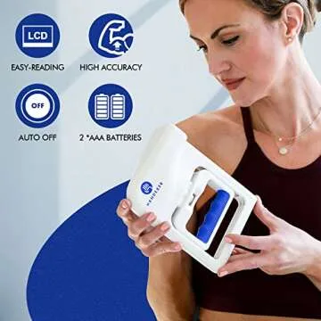 Handexer Grip Strength Tester 265lb/120kg, Digital Hand Dynamometer FDA Registered with Backlit LCD for Grip Strength Testing and Training