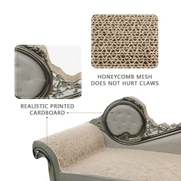 SONGWAY Cat Scratcher Sofa Bed for Comfortable Cat Relaxation