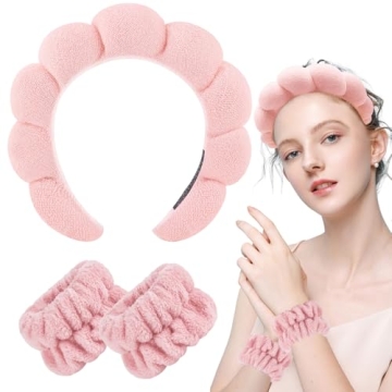 Zkptops Spa Headband Wristband Set - Stylish & Functional