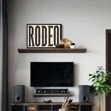 Framed Western Wall Art Vintage Southwestern Canvas Wall Decor This Ain't My First Rodeo Wall Art Southwestern Country Ranch Poster Trendy Modern Cowboy Cowgirl Picture Print(16x24in)