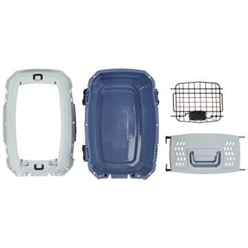 Amazon Basics 2-Door Pet Carrier for Travel with Cats and Dogs