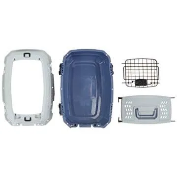 Amazon Basics 2-Door Pet Carrier for Travel with Cats and Dogs