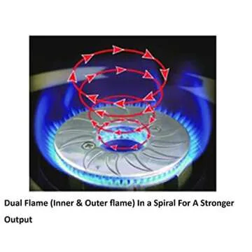 Gas One GS-800 Emergency Gear Camping Mini Butane Portable Gas Stove with Carrying Case, Stainless Steel, White