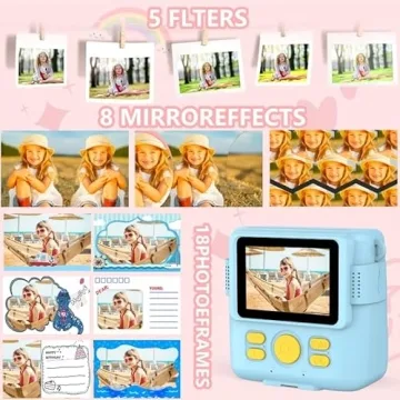 Radekly Instant Print Camera for Kids Ages 3-12