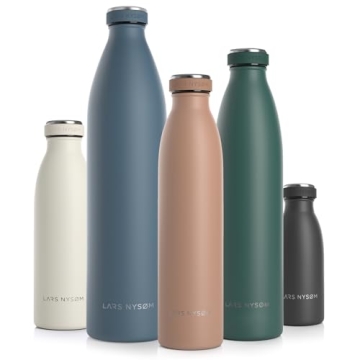 LARS NYSØM Insulated Water Bottle for Hot & Cold Drinks
