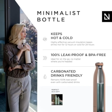 Stylish LARS NYSØM Insulated Water Bottle for All Drinks