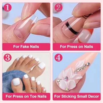 Makartt Super Strong Nail Glue for Press on Nails
