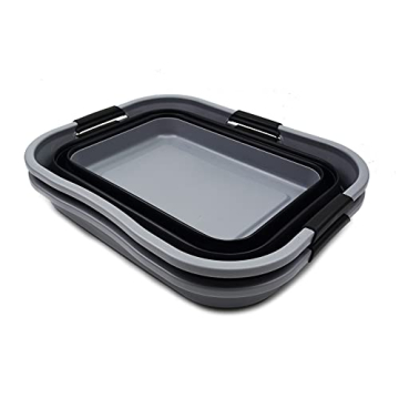 Durable SAMMART 30L Collapsible Laundry Basket Set