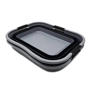 Durable SAMMART 30L Collapsible Laundry Basket Set