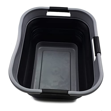 Durable SAMMART 30L Collapsible Laundry Basket Set