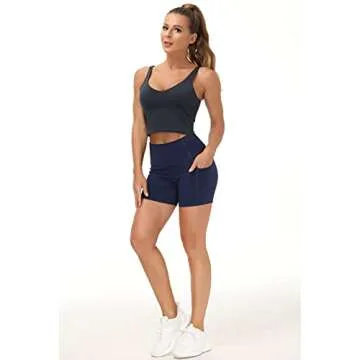 High Waist Yoga Shorts for Women's Fitness & Comfort