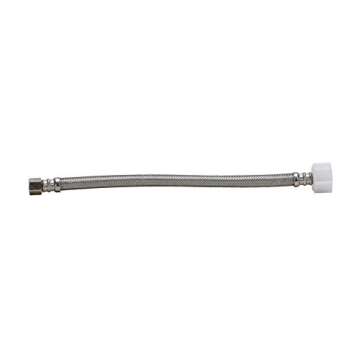 Fluidmaster B1T09 9-Inch Toilet Connector with Braided Stainless Steel Protection for Long-Lasting U...