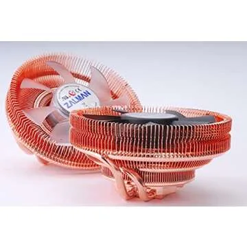 Zalman CNPS8900-Quiet Low Profile CPU Cooler w/Ultra Quiet 110mm Fan, 60mm Height Slim Fit for ATX ITX mATX Computer Case, Copper Heat Pipes, Long Life Bearings, 4-Pin PWM (Fits Intel & AMD)