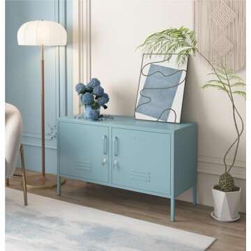 Aiasuit Media Console Stylish Storage Cabinet for Home