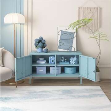 Aiasuit Media Console Stylish Storage Cabinet for Home