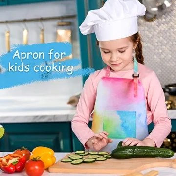 Vibrant Tie Dye Art Aprons for Kids - Creative Gift Set