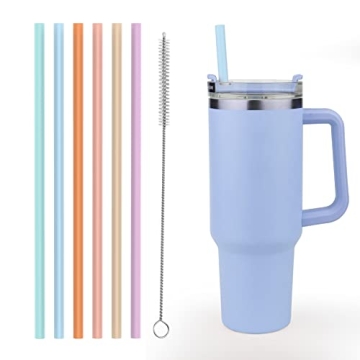 XANGNIER Multicolor Silicone Straws for Stanley 20 30 40 oz Cups