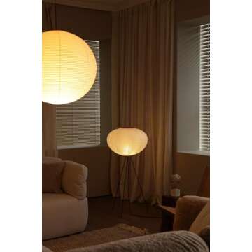 Huga Collective Serenity Glow Akari Paper Lamp