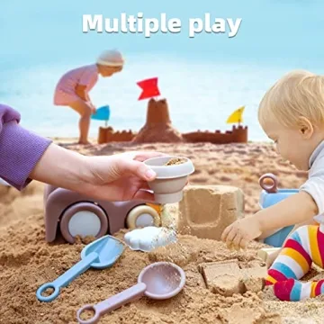 QLT Beach Toys - Toddler Sand Play Set with Truck