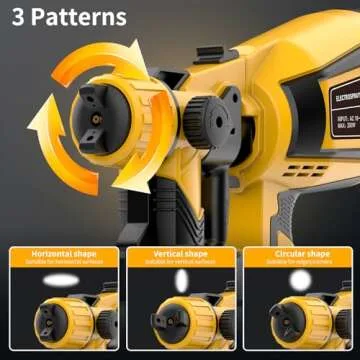 Powerful 800W Paint Sprayer with 5 Nozzles for Versatile Use