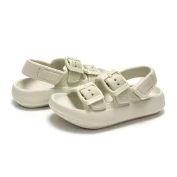 FUNKYMONKEY Kids Adjustable Sandals for Summer Fun