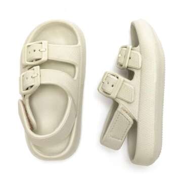 FUNKYMONKEY Kids Adjustable Sandals for Summer Fun