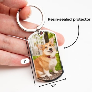 Pawfect House Personalized Pet Memorial Keychains