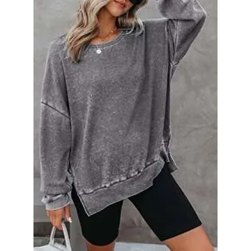 Dokotoo Women's Oversized Sweatshirt - Trendy Comfort Wear