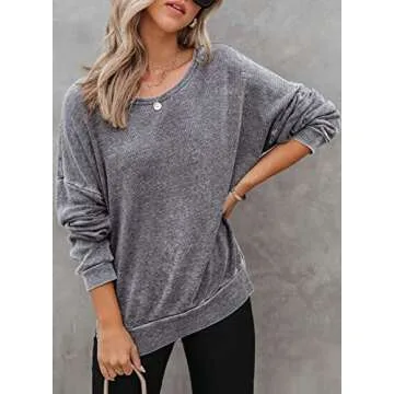 Dokotoo Women's Oversized Sweatshirt - Trendy Comfort Wear