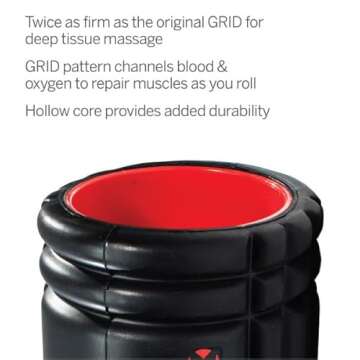 Trigger Point Performance TriggerPoint GRID X Foam Roller with Free Online Instructional Videos, Extra Firm (13-Inch)