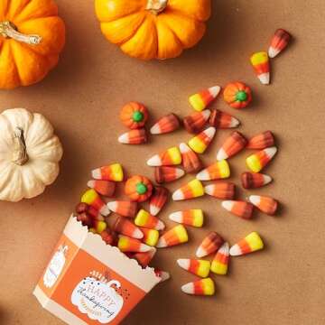 Big Dot of Happiness Happy Thanksgiving - Party Mini Favor Boxes - Fall Harvest Party Treat Candy Boxes - Set of 12