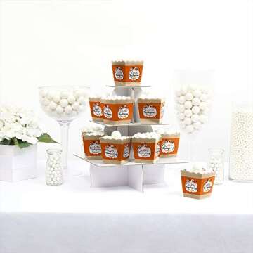 Big Dot of Happiness Happy Thanksgiving - Party Mini Favor Boxes - Fall Harvest Party Treat Candy Boxes - Set of 12