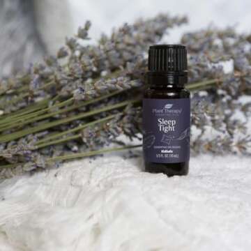 Plant Therapy Sleep Tight Essential Oil Blend 10 mL (1/3 oz) 100% Pure, Undiluted, Therapeutic Grade