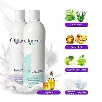 Ongaro Beauty Organic Shampoo & Conditioner Set for All Hair