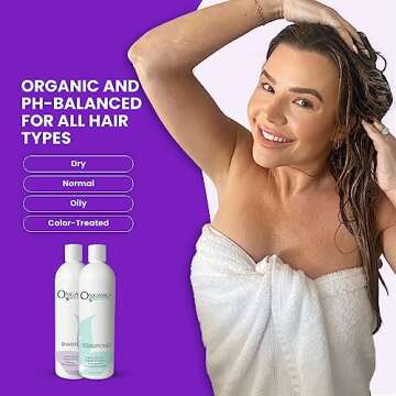 Ongaro Beauty Organic Shampoo & Conditioner Set for All Hair