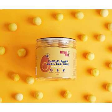 Arya Sit! - Freeze-Dried Single Ingredient Dog Treats (Egg Yolk 5oz)