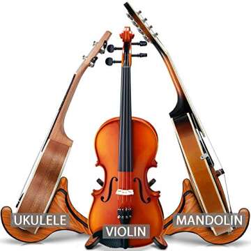 KSEV Portable Ukulele Stand - Elegant & Functional Holder