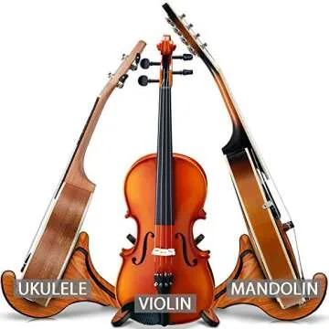 KSEV Portable Ukulele Stand - Elegant & Functional Holder