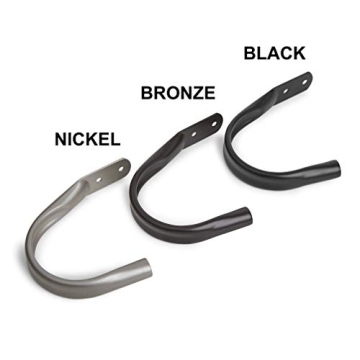 Amazon Basics Decorative Curtain Drapery Holdbacks Set of 2