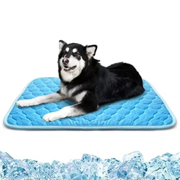 AUPETEK Dog Cooling Mat for Dogs - Non-Toxic Self Cooling Pad & Easy Clean Large 39x27in