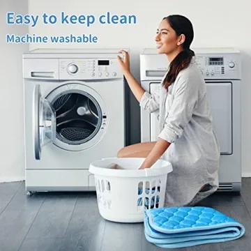 AUPETEK Dog Cooling Mat 39x27in Non-Toxic Easy Clean