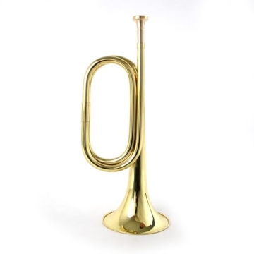 Old Style Military Cavalry Trumpet for Events and Collections