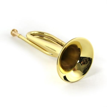 Old Style Military Cavalry Trumpet for Events and Collections