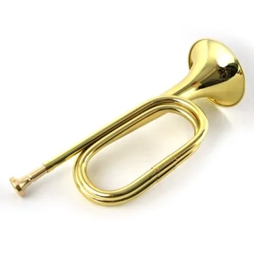 Old Style Military Cavalry Trumpet for Events and Collections