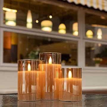 ANGELLOONG Flickering Flameless Candles with Remote