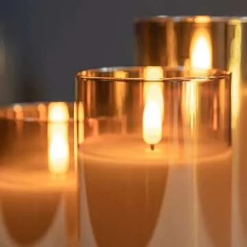 ANGELLOONG Flickering Flameless Candles with Remote