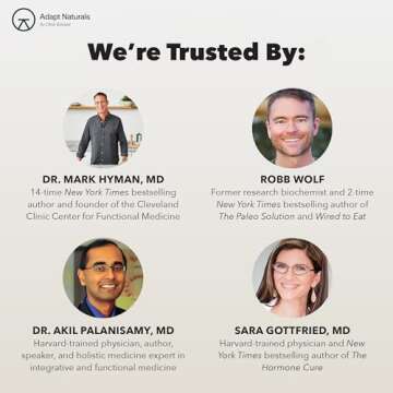 Adapt Naturals Luminous Mind Nootropic Brain Supplement with Ginkgo Biloba, Bacopa and Lions Mane | ...