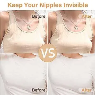 Nunibum Nipple Covers - Invisible Reusable Pasties for Women